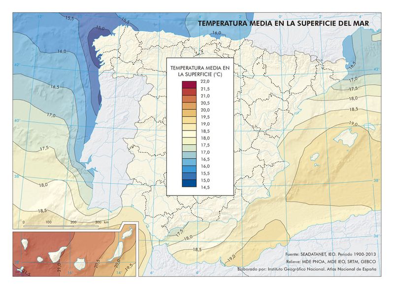 Archivo:Espana Temperatura-media-en-la-superficie-del-mar 1900-2013 mapa 14674 spa.jpg