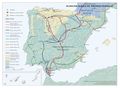 Espana Ocupacion-islamica-del-territorio-peninsular 0711-0756 mapa 13991 spa.jpg