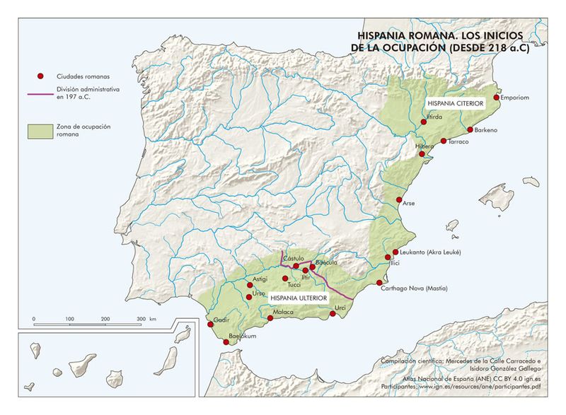 Archivo:Espana Hispania-romana.-Los-inicios-de-la-ocupacion-(desde-218-a.C.) 2014 mapa 14006 spa.jpg