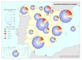 Espana Ocupados-por-rama-de-actividad 2010 mapa 12803 spa.jpg