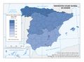 Espana Radiacion-solar-global-diciembre 1983-2005 mapa 15601 spa.jpg